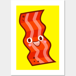 Kawaii Bacon !! Posters and Art